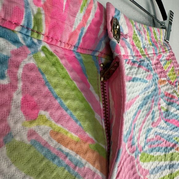 Lilly Pulitzer Womens The Buttercup Short Shellabrate Scallop Hem Shorts Size 00 - Picture 4 of 16